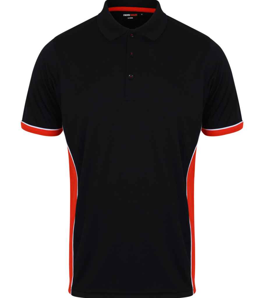 Finden + Hales - Contrast Panel Polo Shirt