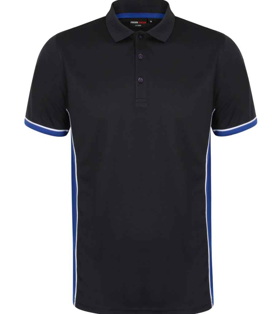 Finden + Hales - Contrast Panel Polo Shirt