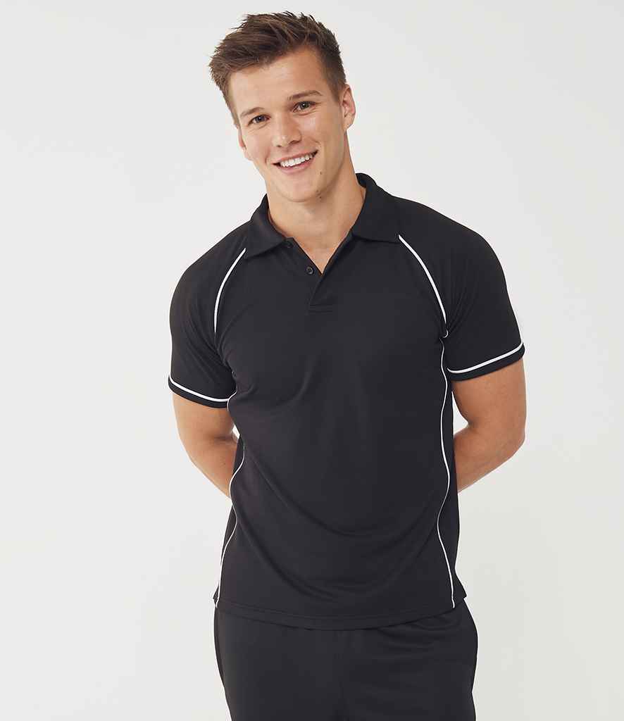 Finden + Hales - Performance Piped Polo Shirt
