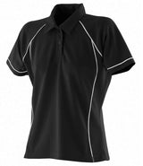 Finden + Hales - Ladies Performance Piped Polo Shirt