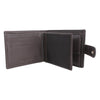 Brown Leather Tab Close Wallet with RFID Lining by Dalaco