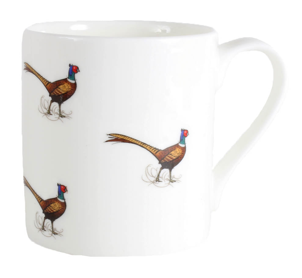 Pheasant Illustration Fine Bone China Mug by Dalaco