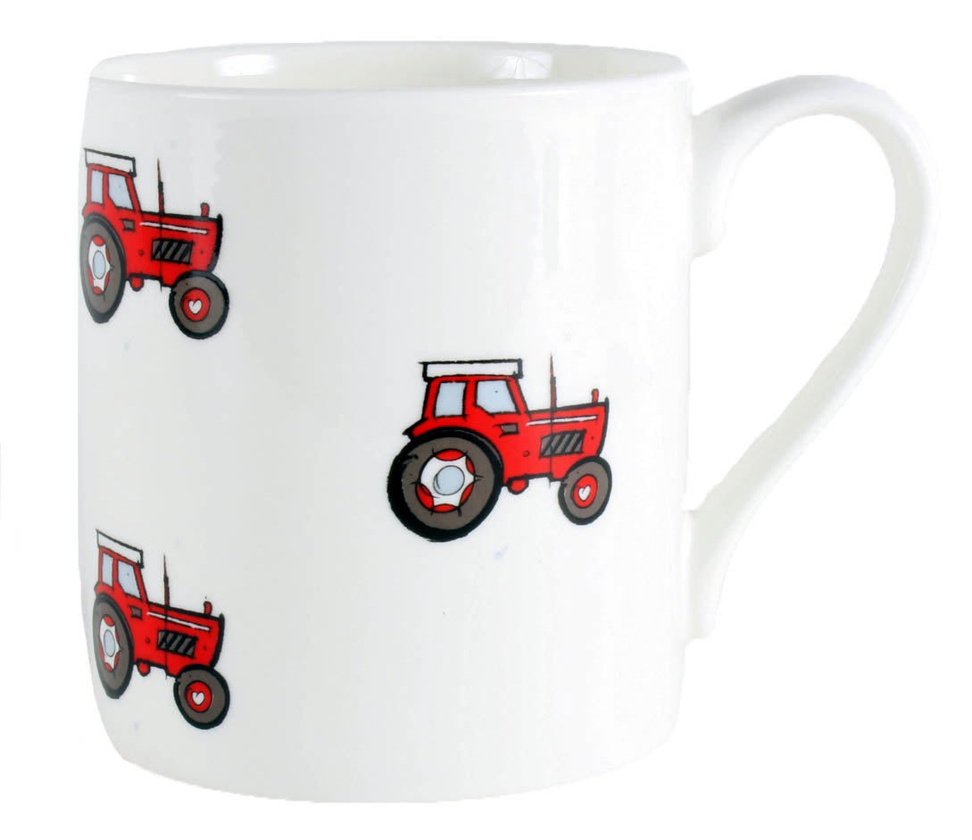 Tractor Illustration Fine Bone China Mug by Dalaco