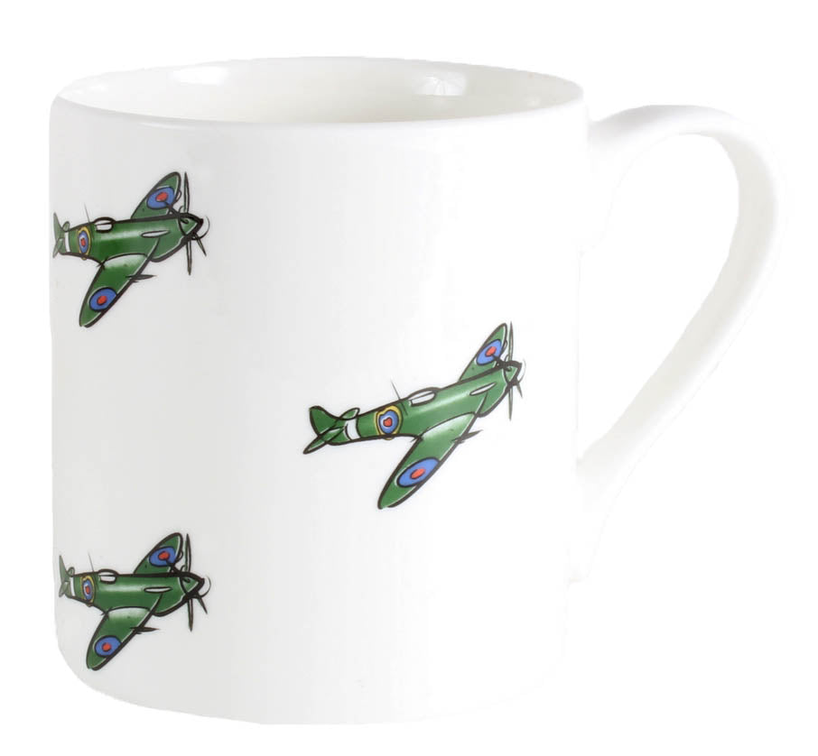 Spitfire Illustration Fine Bone China Mug by Dalaco