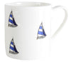 Yacht Illustration Fine Bone China Mug by Dalaco