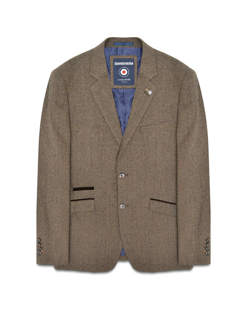 Lambretta Morgan Herringbone Blazer 2SB KMFD179