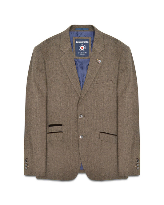 Lambretta Morgan Herringbone Blazer 2SB KMFD179