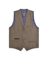 Lambretta Morgan Herringbone Waistcoat KMFD179