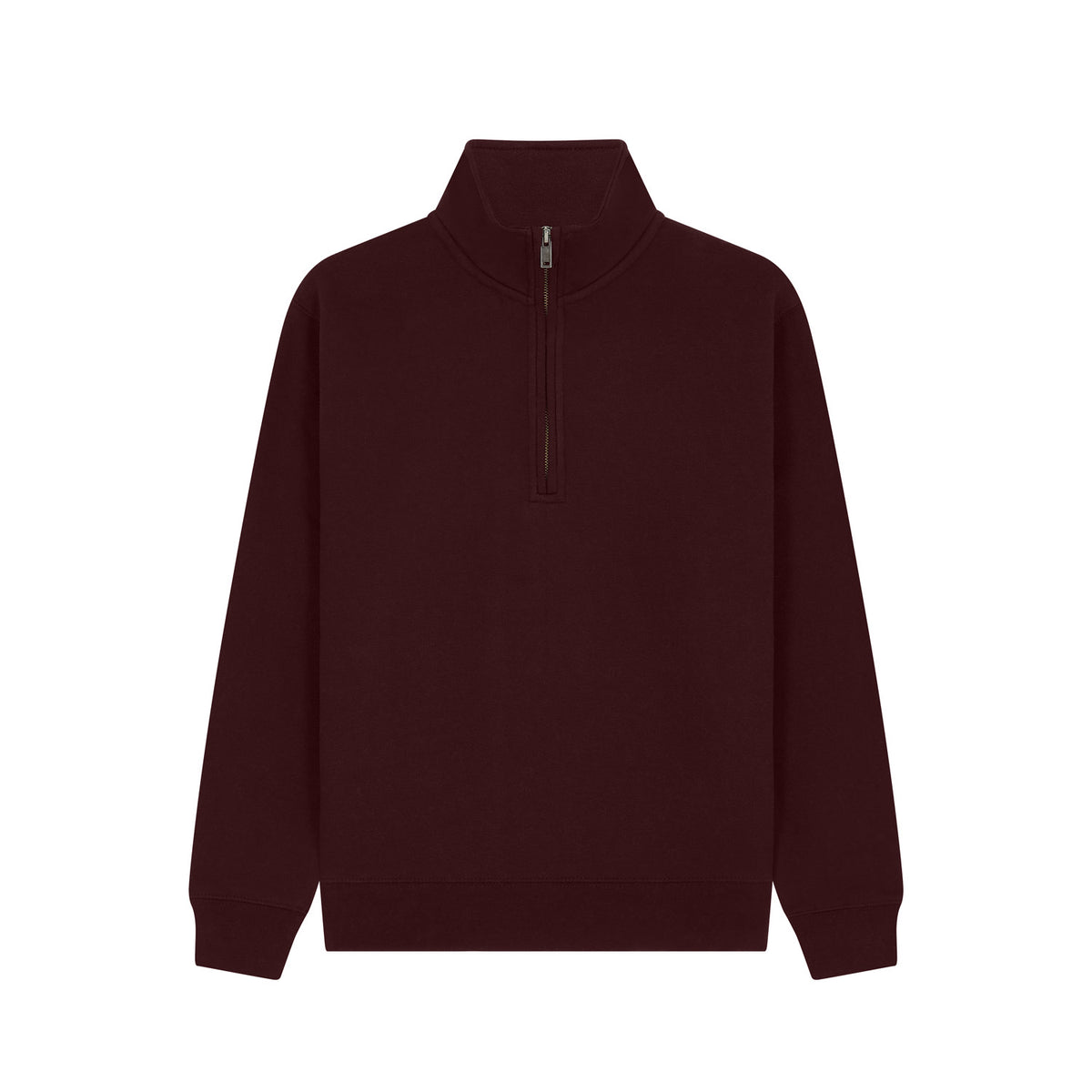Cotton Ridge - Lunar Premium Quarter Zip Sweatshirt - Maroon