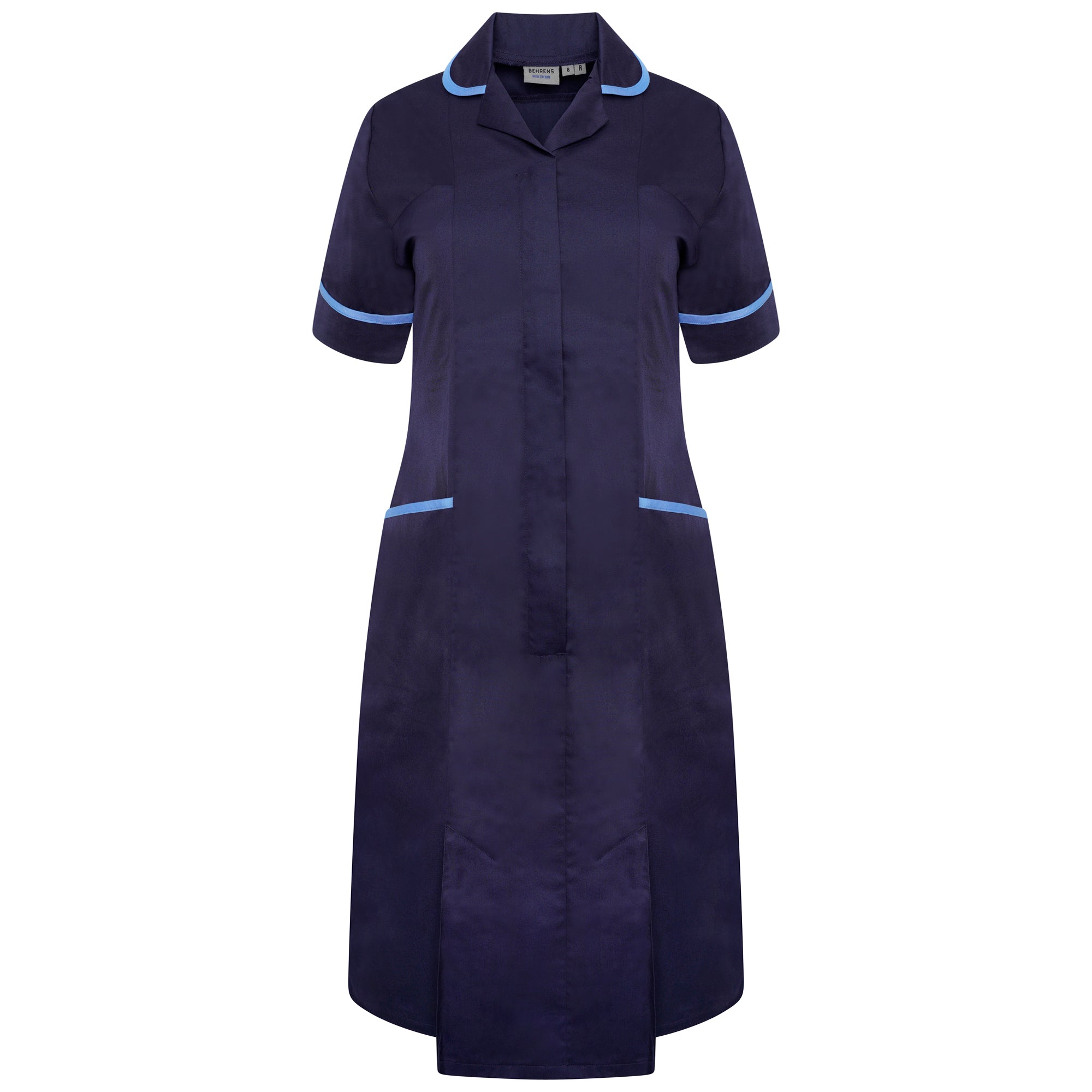 Behrens Ladies Dress with Round Collar NCLD