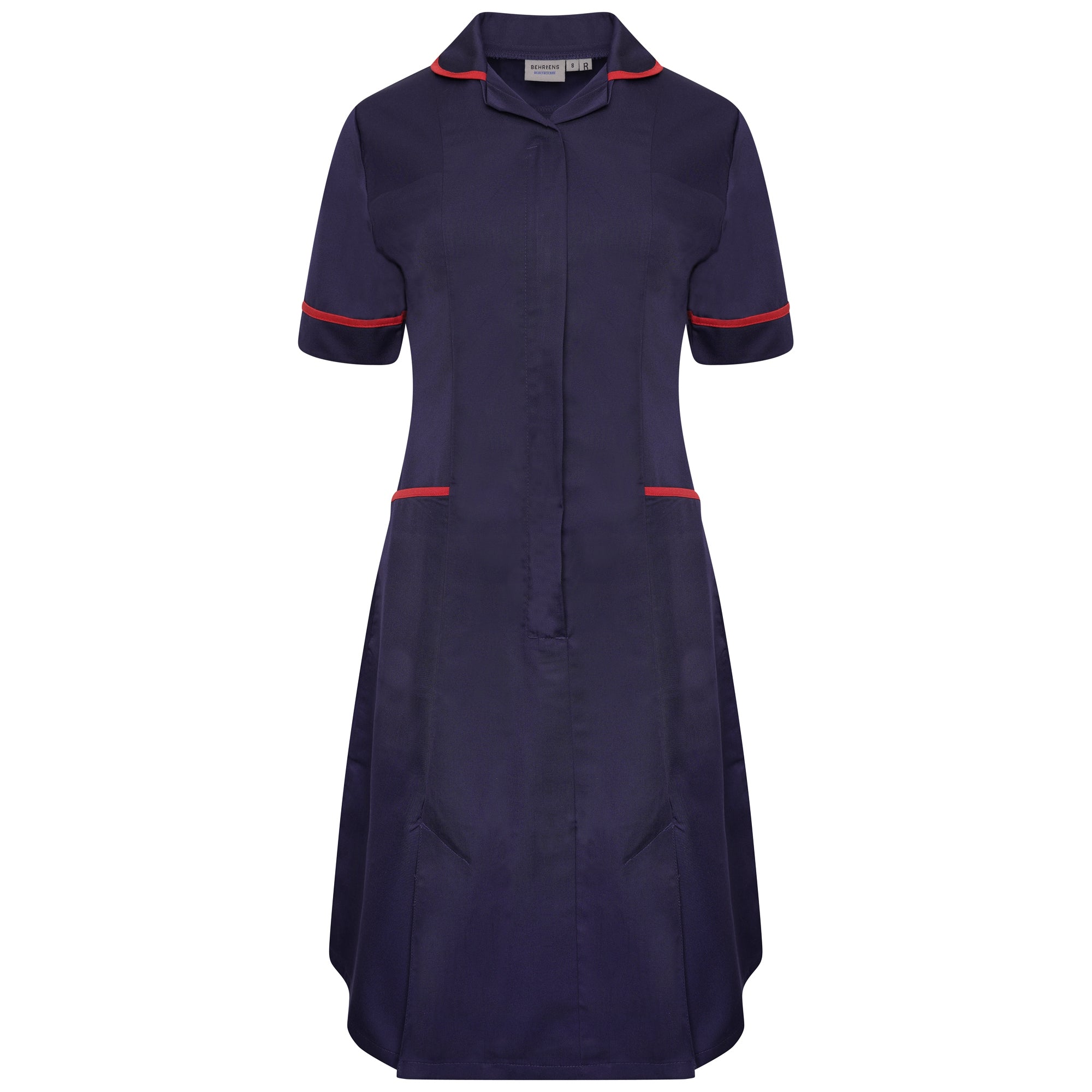 Behrens Ladies Dress with Round Collar NCLD