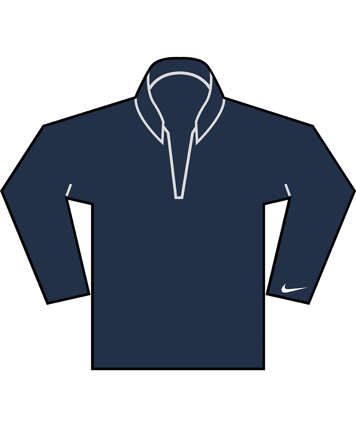 Nike Velocity 1/2-zip top NK432