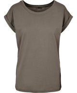 New Morning Studios - Women’s regular extended shoulder tee - front view