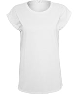 New Morning Studios - Women’s regular extended shoulder tee - front view