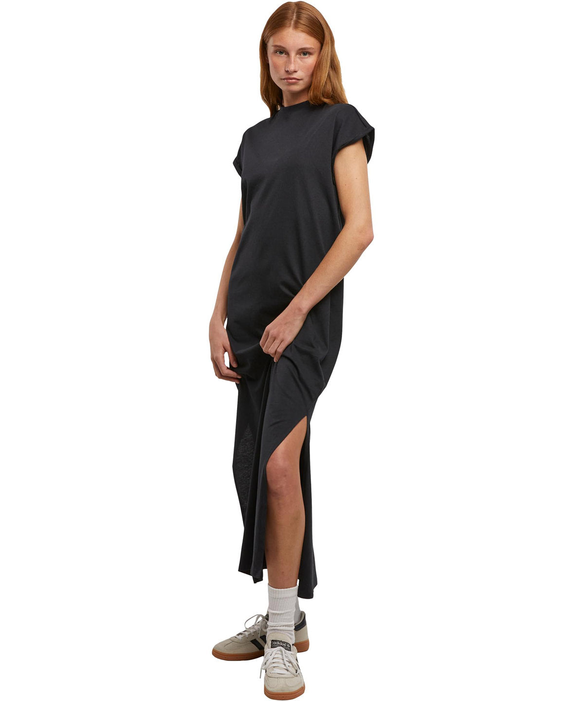 New Morning Studios - Women’s long extended shoulder dress