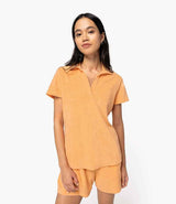 Native Spirit Ladies Terry Towel Polo Shirt NS228