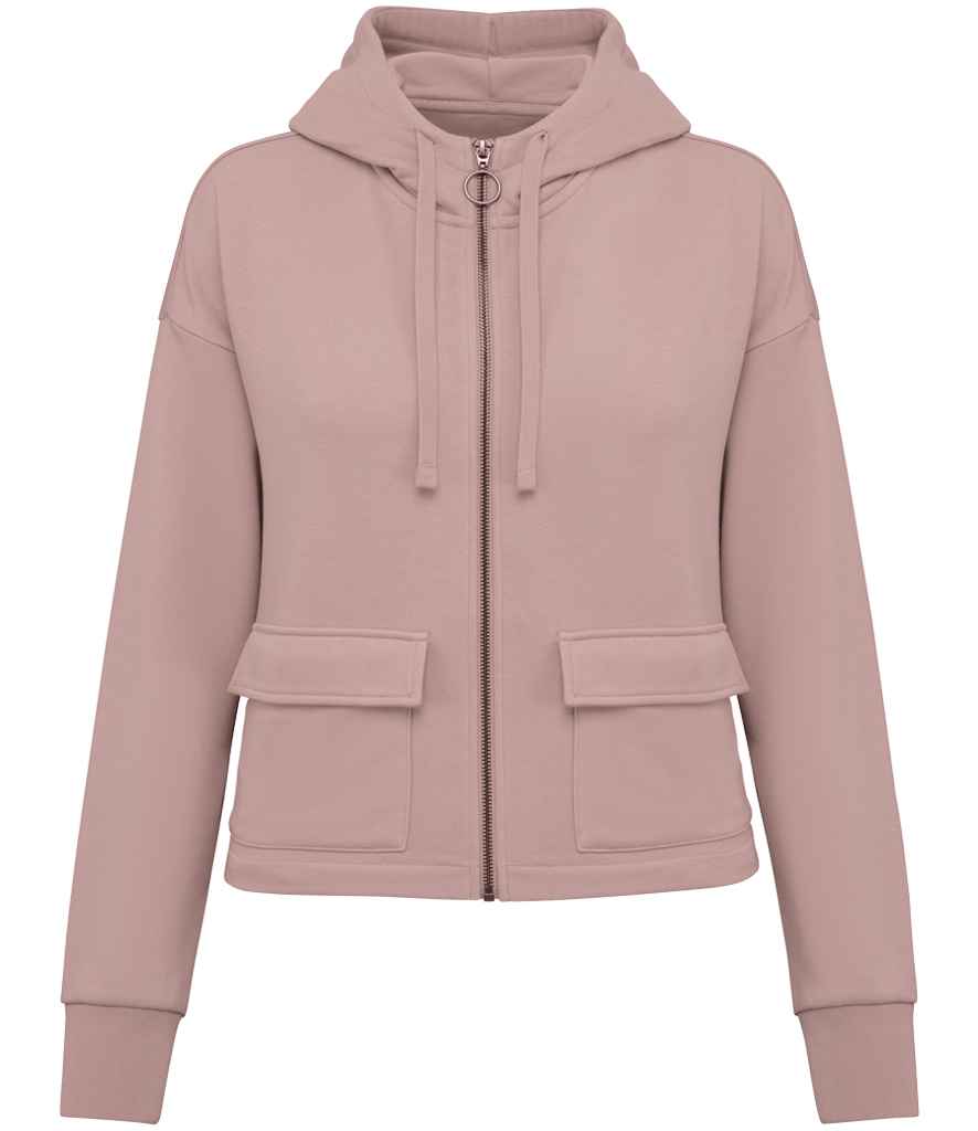 Native Spirit Ladies Full Zip Hooded Sweatshirt NS409