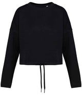 Native Spirit Ladies Oversized Cropped Sweatshirt NS429 - front view