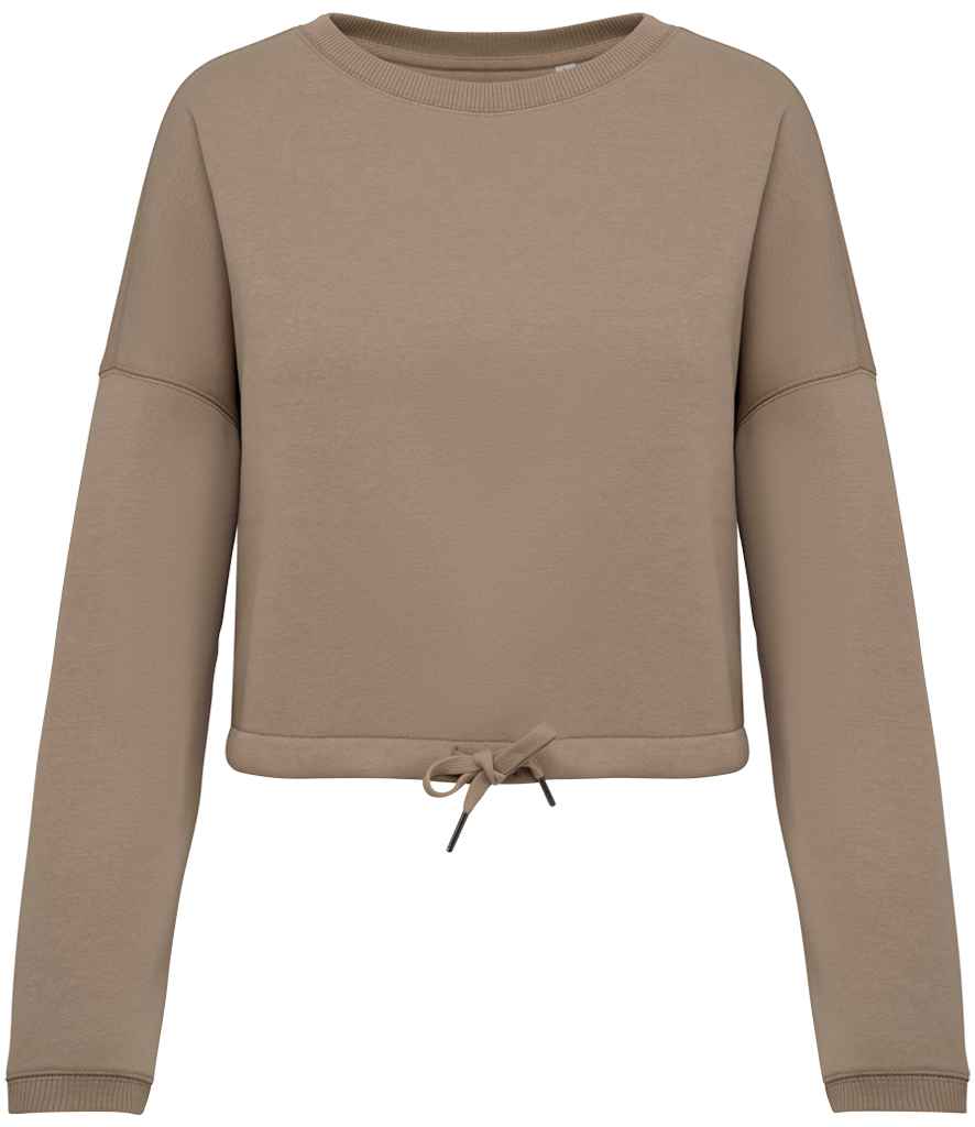 Native Spirit Ladies Oversized Cropped Sweatshirt NS429