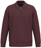 Native Spirit Unisex 1/4 Zip Sweatshirt with Polo Collar NS432
