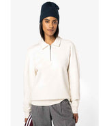 Native Spirit Unisex 1/4 Zip Sweatshirt with Polo Collar NS432