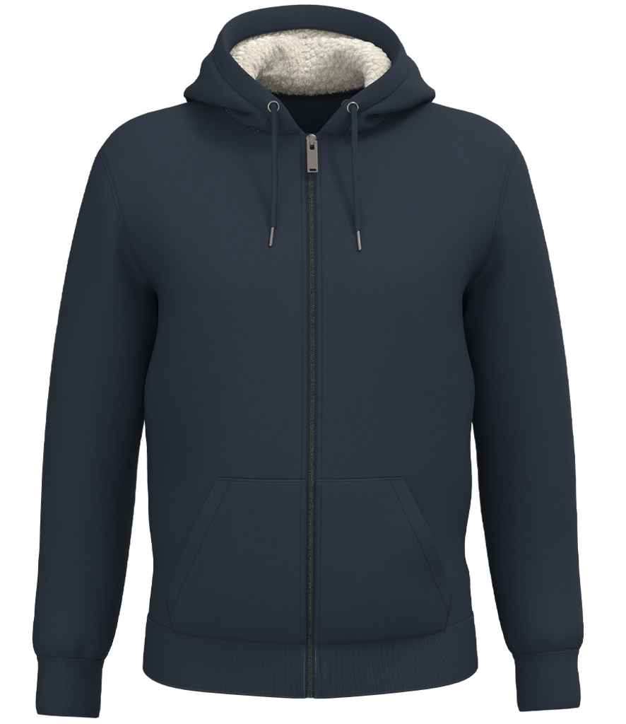 Native Spirit Unisex Sherpa lined Full Zip Sweatshirt NS460
