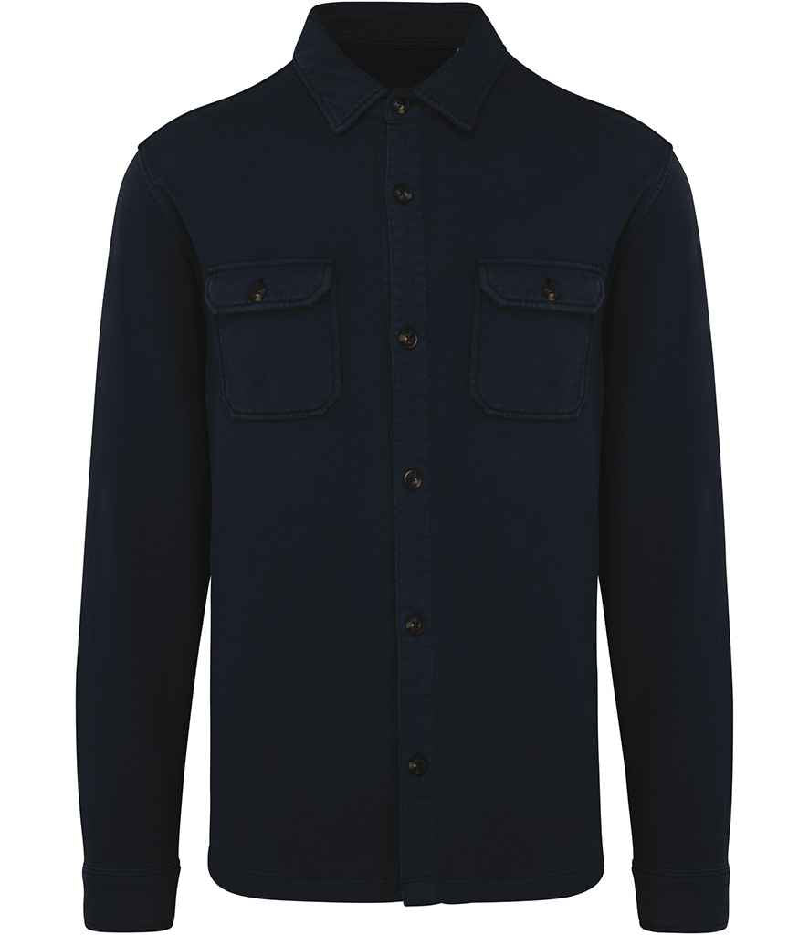Native Spirit Faded Brushed Fleece Overshirt NS521