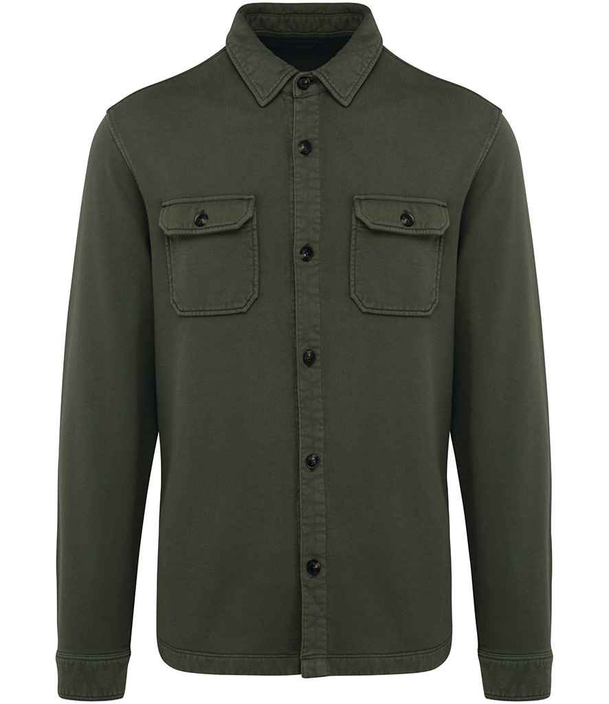 Native Spirit Faded Brushed Fleece Overshirt NS521
