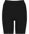 Native Spirit Ladies Ribbed Shorts NS744 - front view