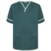 Behrens Contrast Trim Smart Scrub Top NSTT
