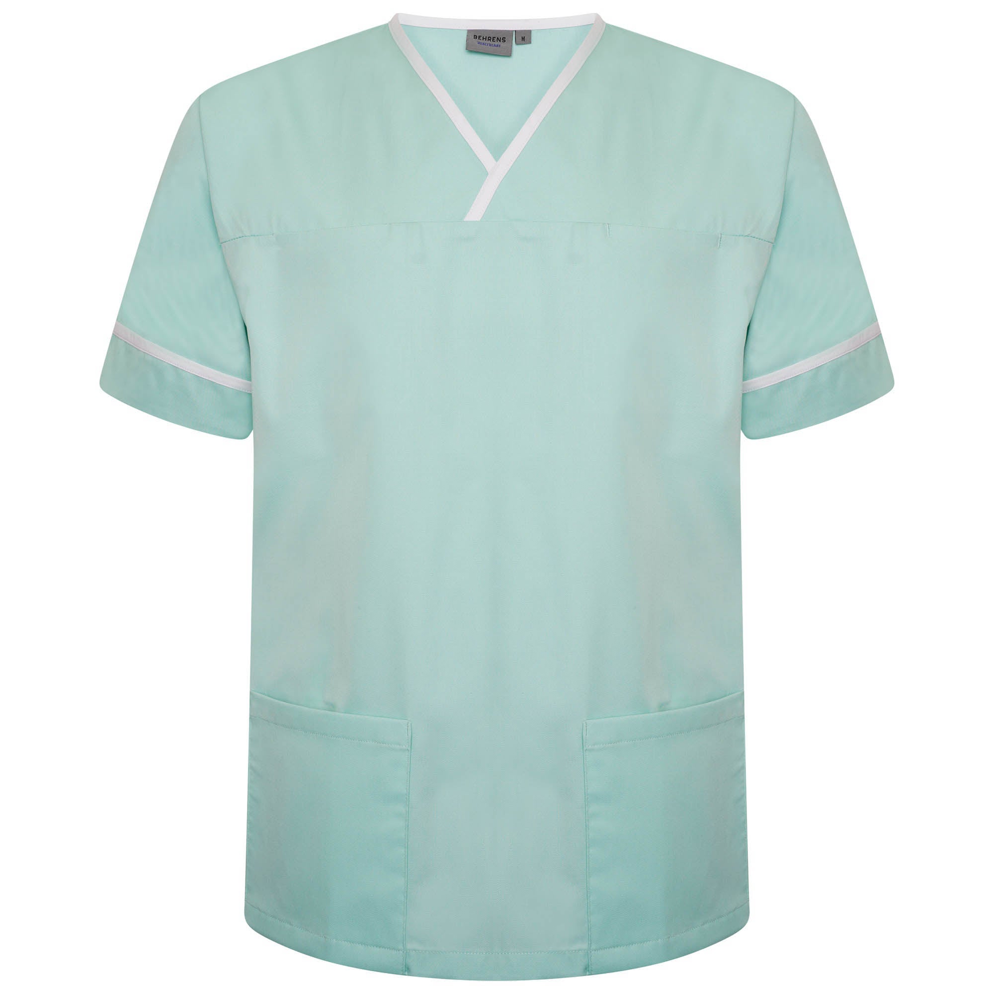 Behrens Contrast Trim Smart Scrub Top NSTT
