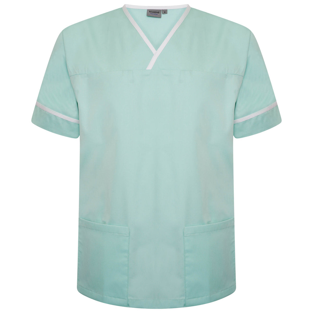 Behrens Contrast Trim Smart Scrub Top NSTT