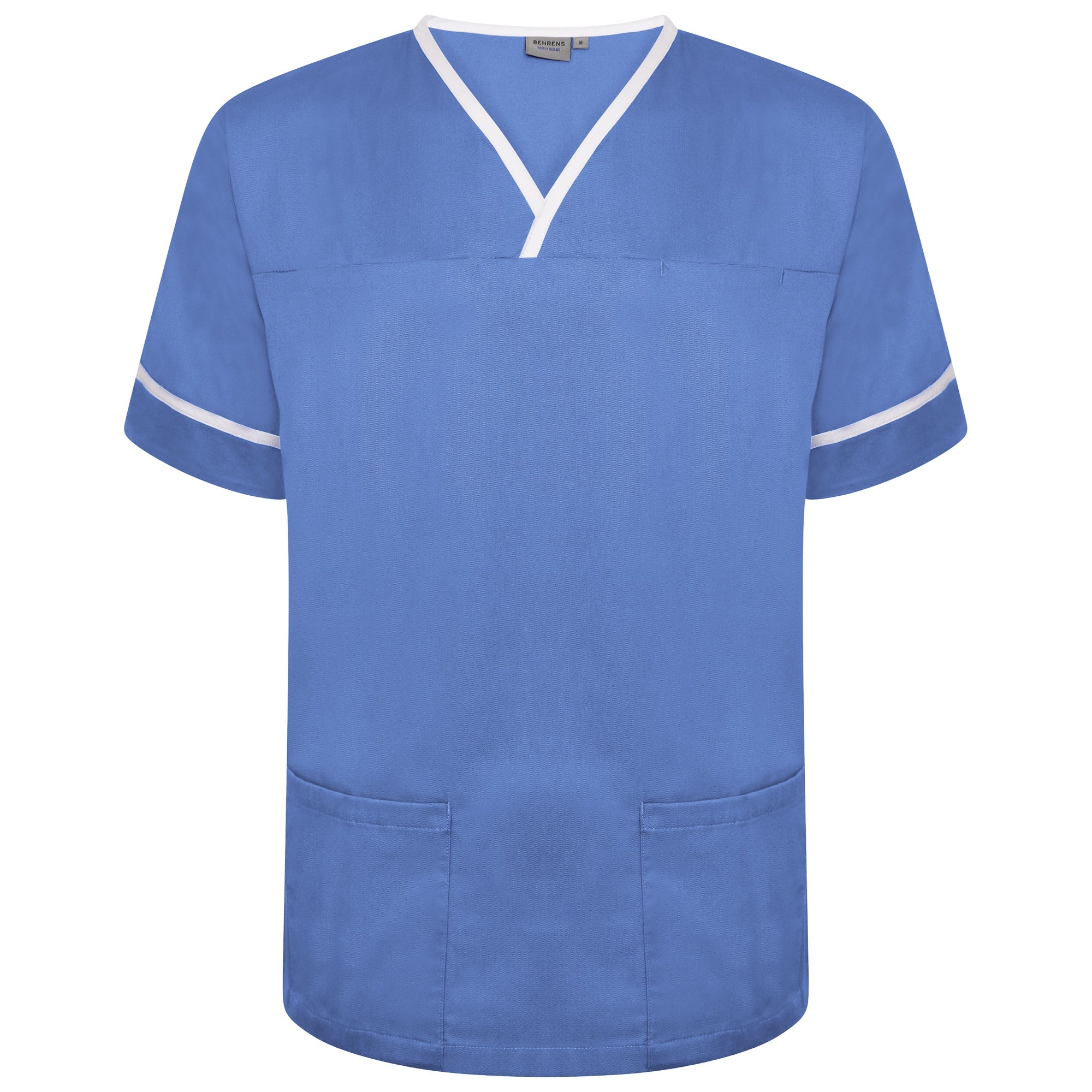 Behrens Contrast Trim Smart Scrub Top NSTT
