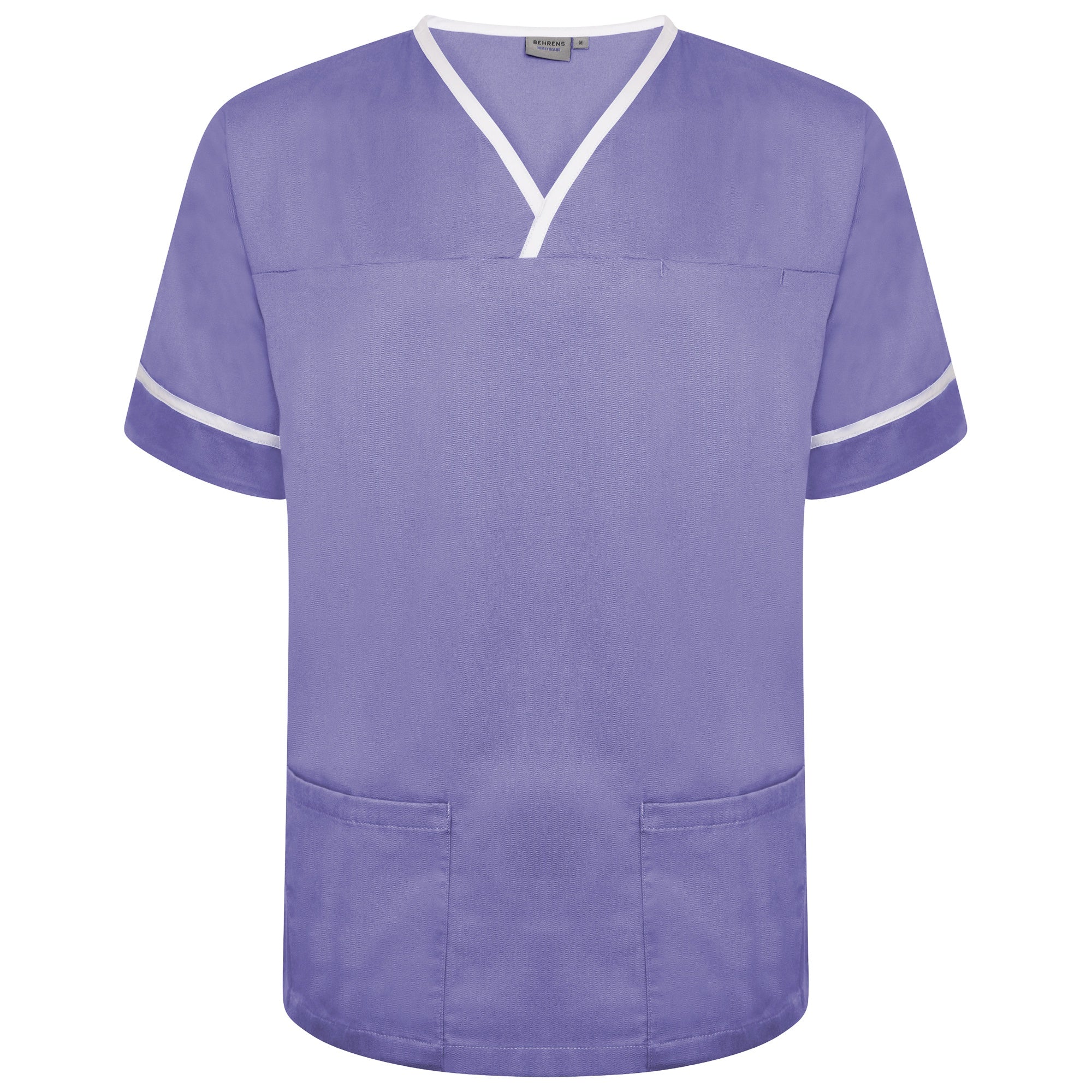 Behrens Contrast Trim Smart Scrub Top NSTT