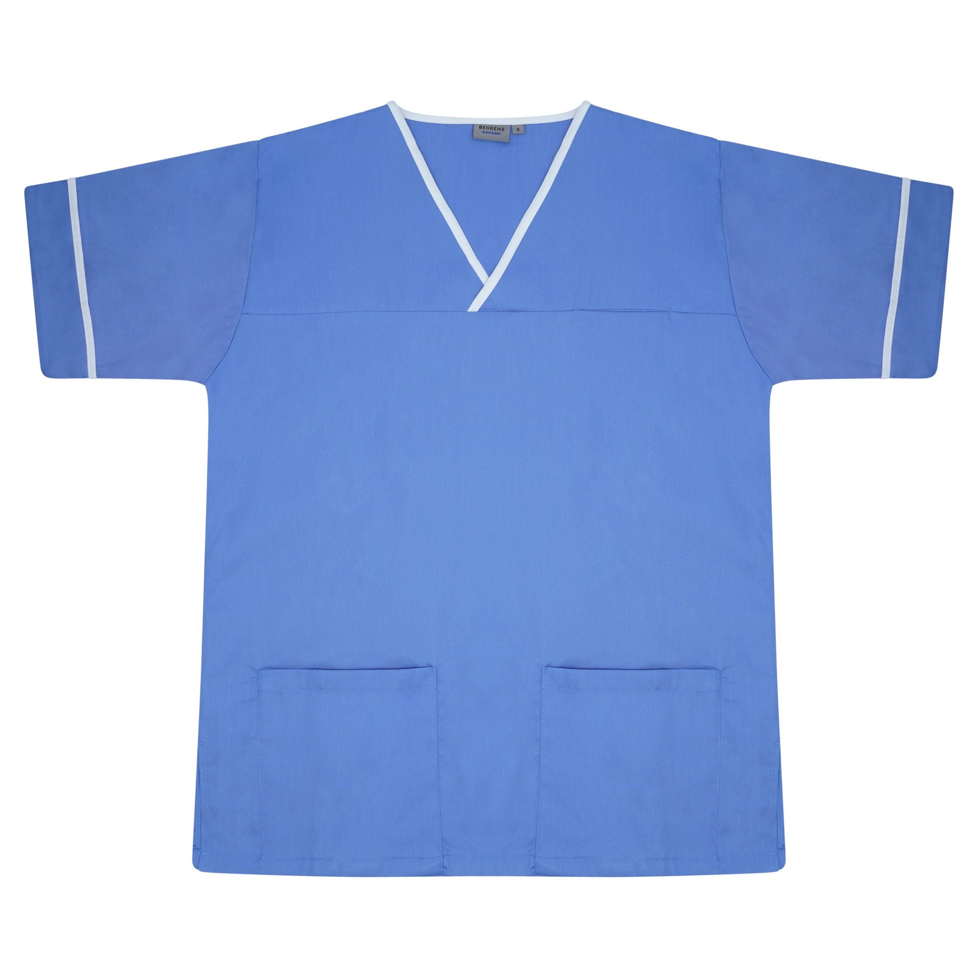Behrens Contrast Trim Smart Scrub Top NSTT