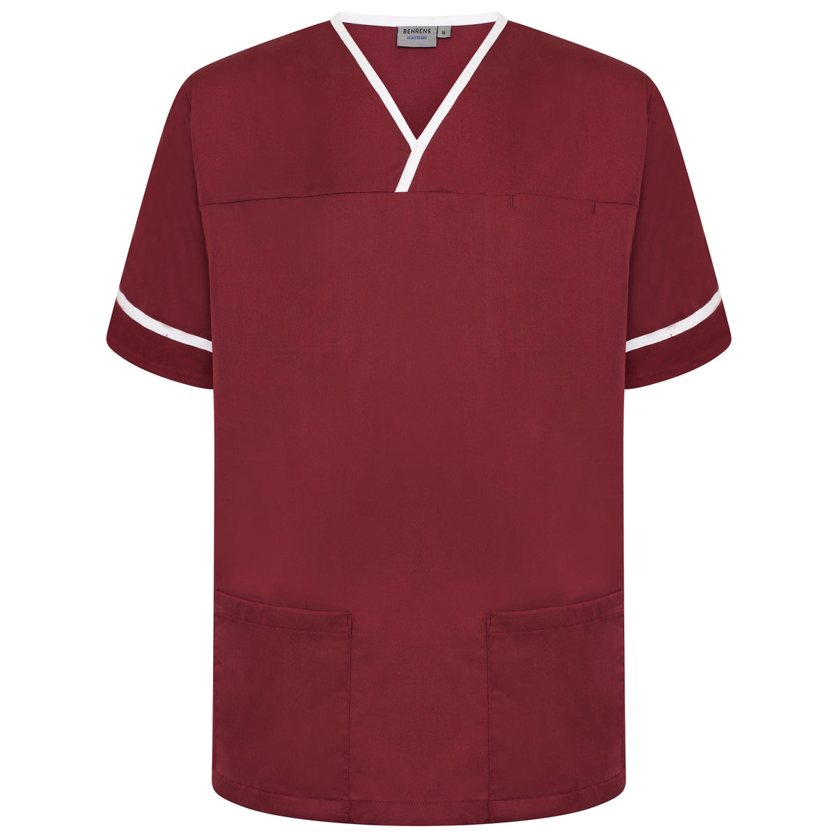 Behrens Contrast Trim Smart Scrub Top NSTT