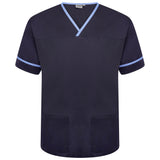 Behrens Contrast Trim Smart Scrub Top NSTT