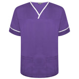 Behrens Contrast Trim Smart Scrub Top NSTT