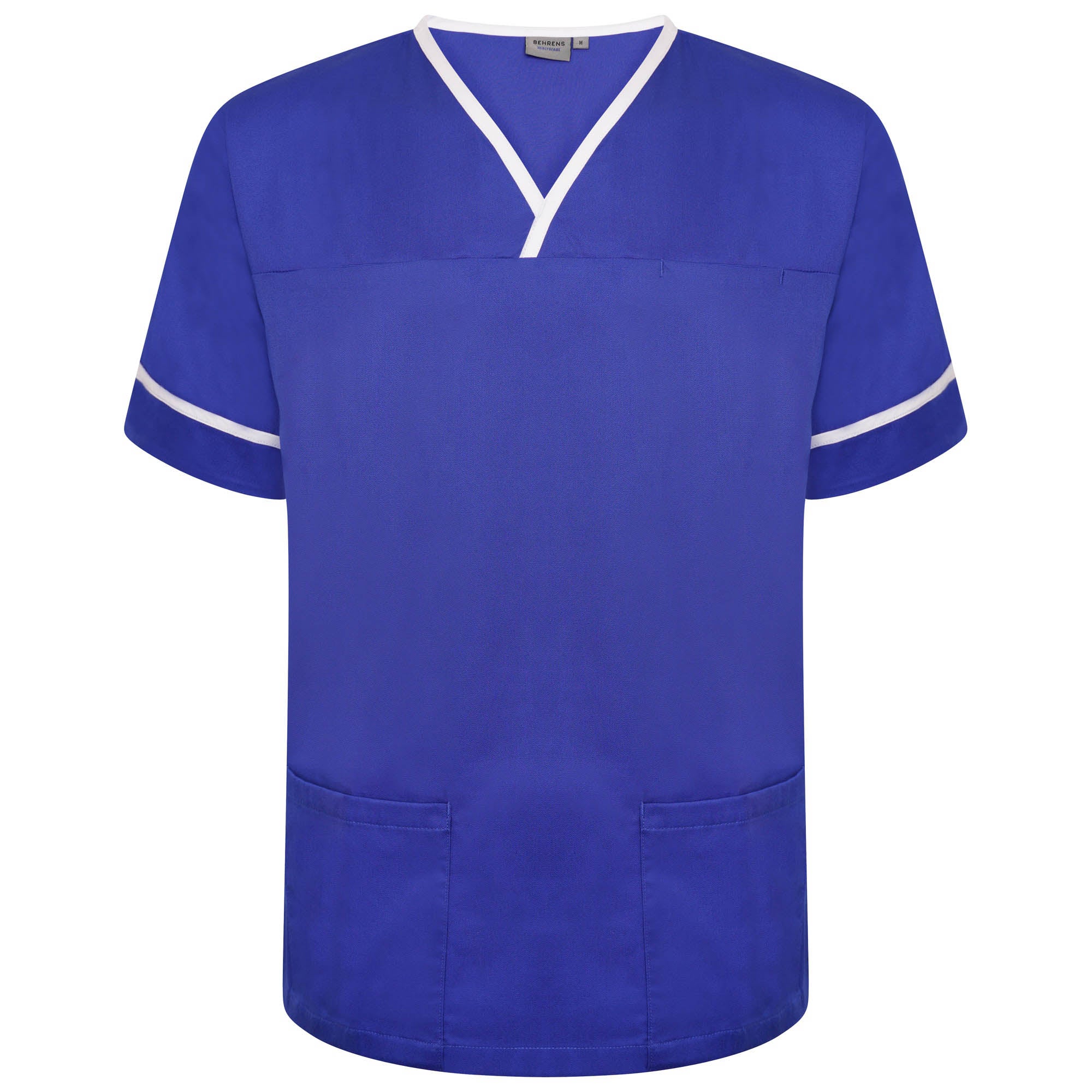 Behrens Contrast Trim Smart Scrub Top NSTT