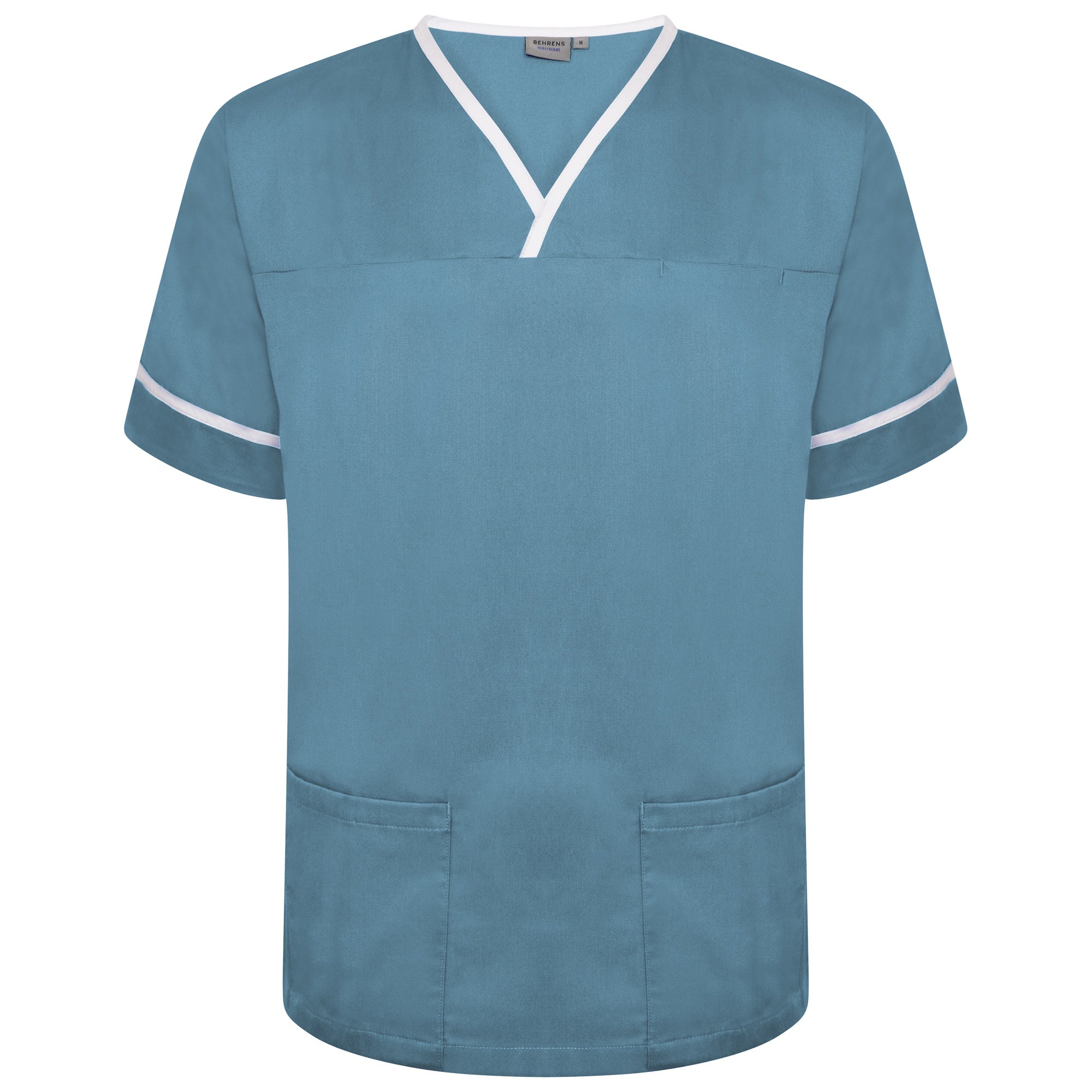 Behrens Contrast Trim Smart Scrub Top NSTT