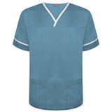 Behrens Contrast Trim Smart Scrub Top NSTT