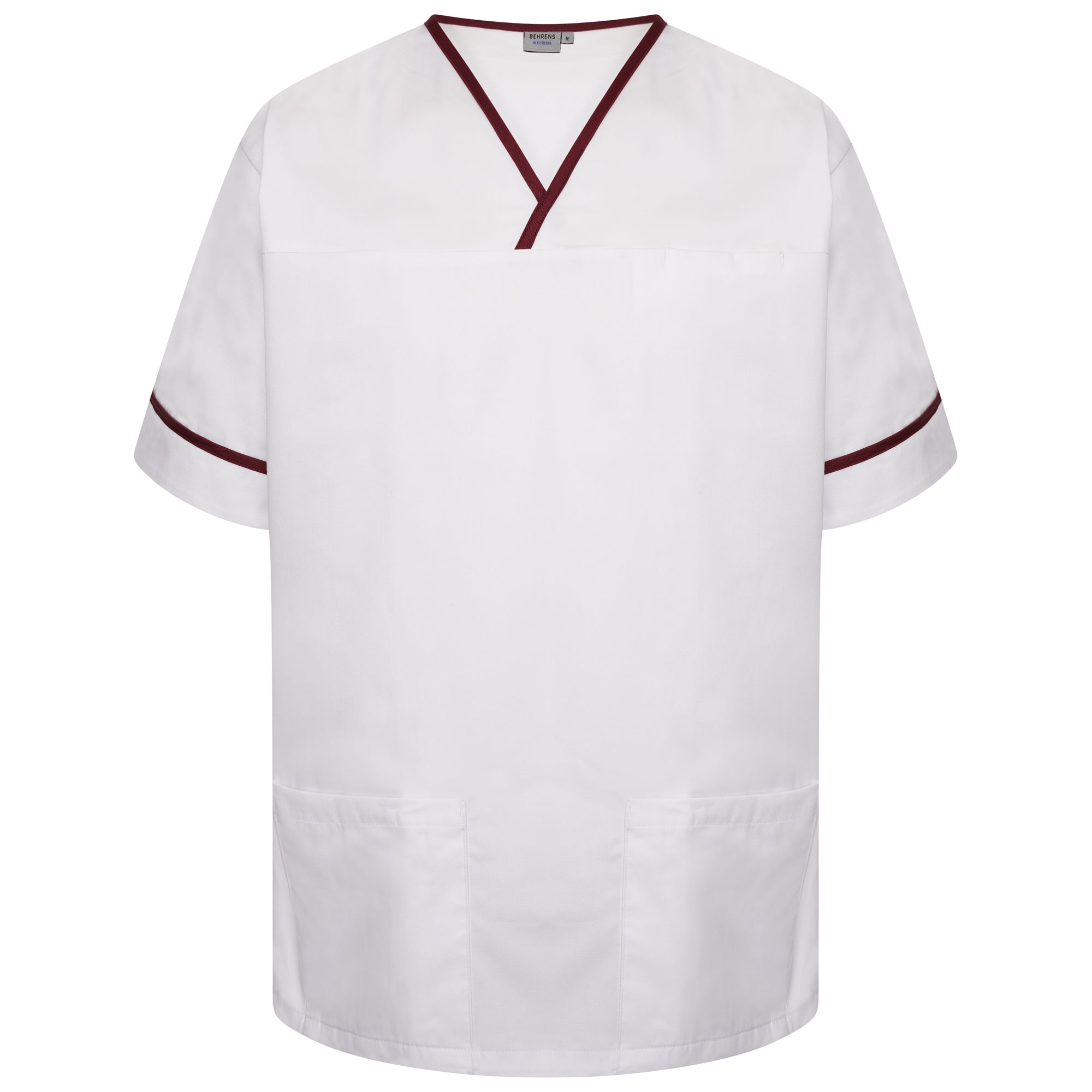 Behrens Contrast Trim Smart Scrub Top NSTT