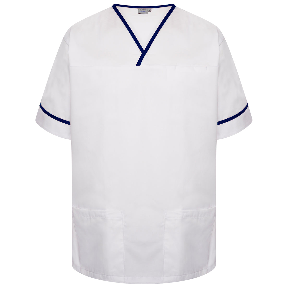 Behrens Contrast Trim Smart Scrub Top NSTT