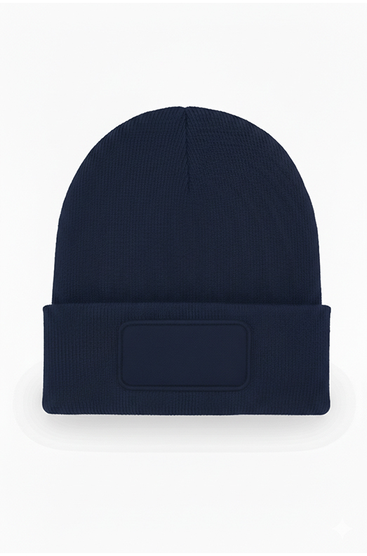 Uneek Rectangular Patch Beanie UC411
