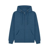 Cotton Ridge - Neptune Ultra Premium Zip Hoodie - Navy Melange