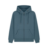 Cotton Ridge - Neptune Ultra Premium Zip Hoodie - Ocean Blue