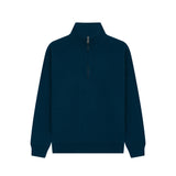 Cotton Ridge - Lunar Premium Quarter Zip Sweatshirt - Oxford Navy