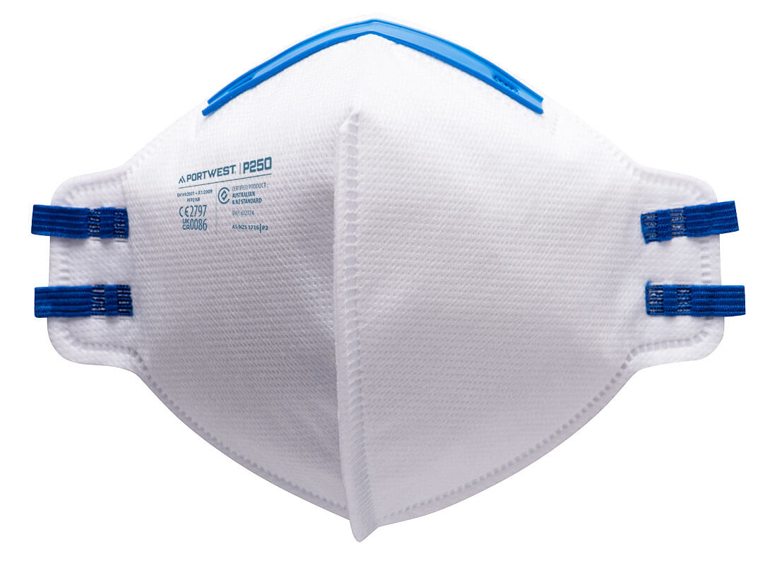 Portwest FFP2 Fold Flat Respirator P250 (PK20)