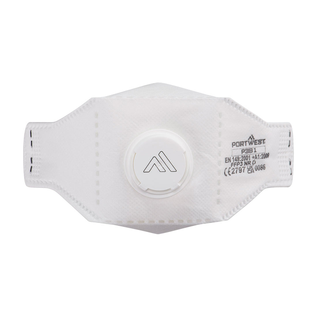 Portwest EAGLE FFP3 Valved Dolomite Fold Flat Respirator (Pk10) P391