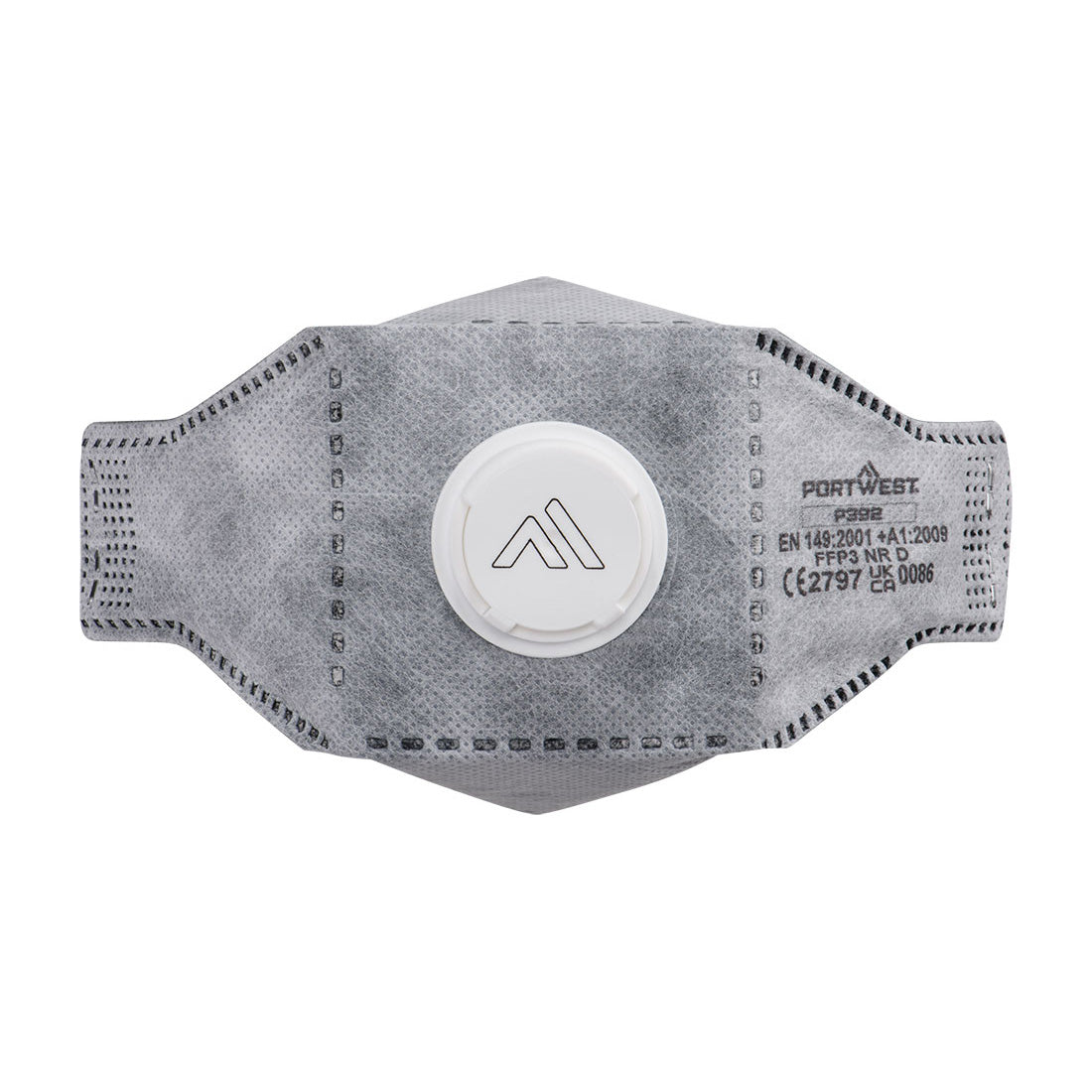 Portwest EAGLE FFP3 Valved Carbon Fold Flat Respirator (Pk10) P392